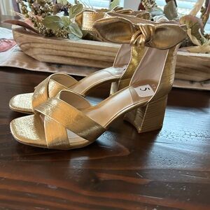 Dillards Alex Marie gold sandal